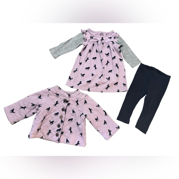 Tea Collection horse set 3-6 months